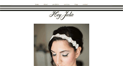 Desktop Screenshot of heyjolie.com